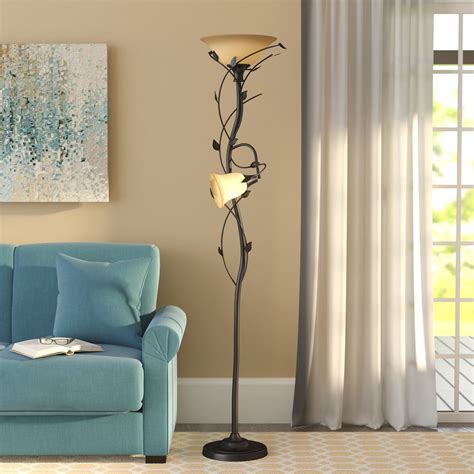 wayfair floor lamps modern|contemporary living room floor lamps.